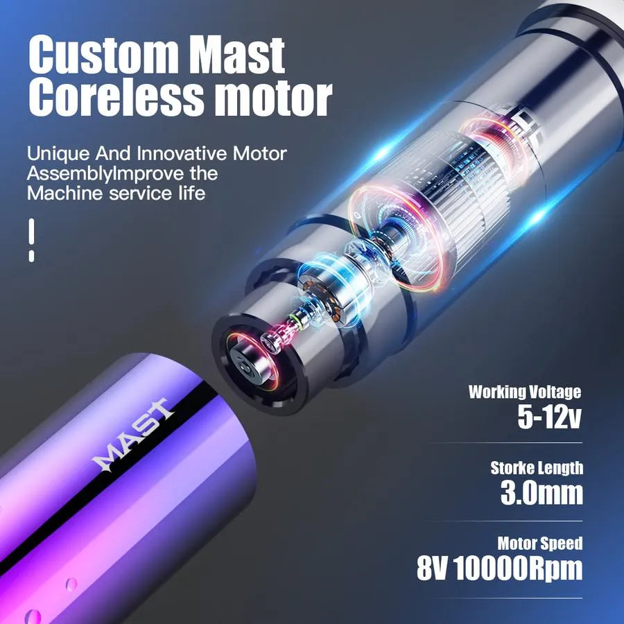 Aparat de tatuat wireless  Mast Tour Siya