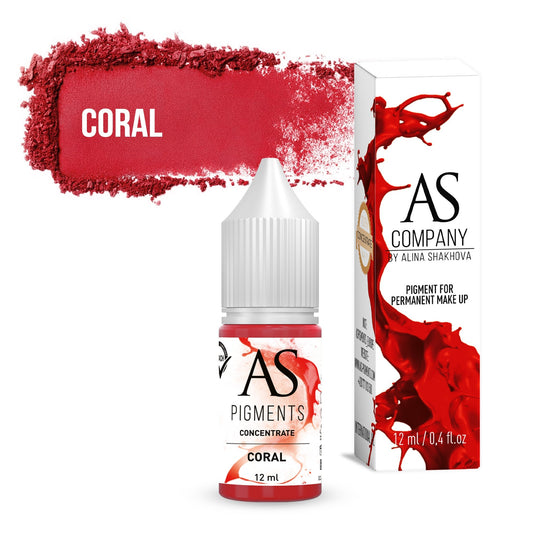 Pigment de buze Coral concentrat, 6 ml, 12ml