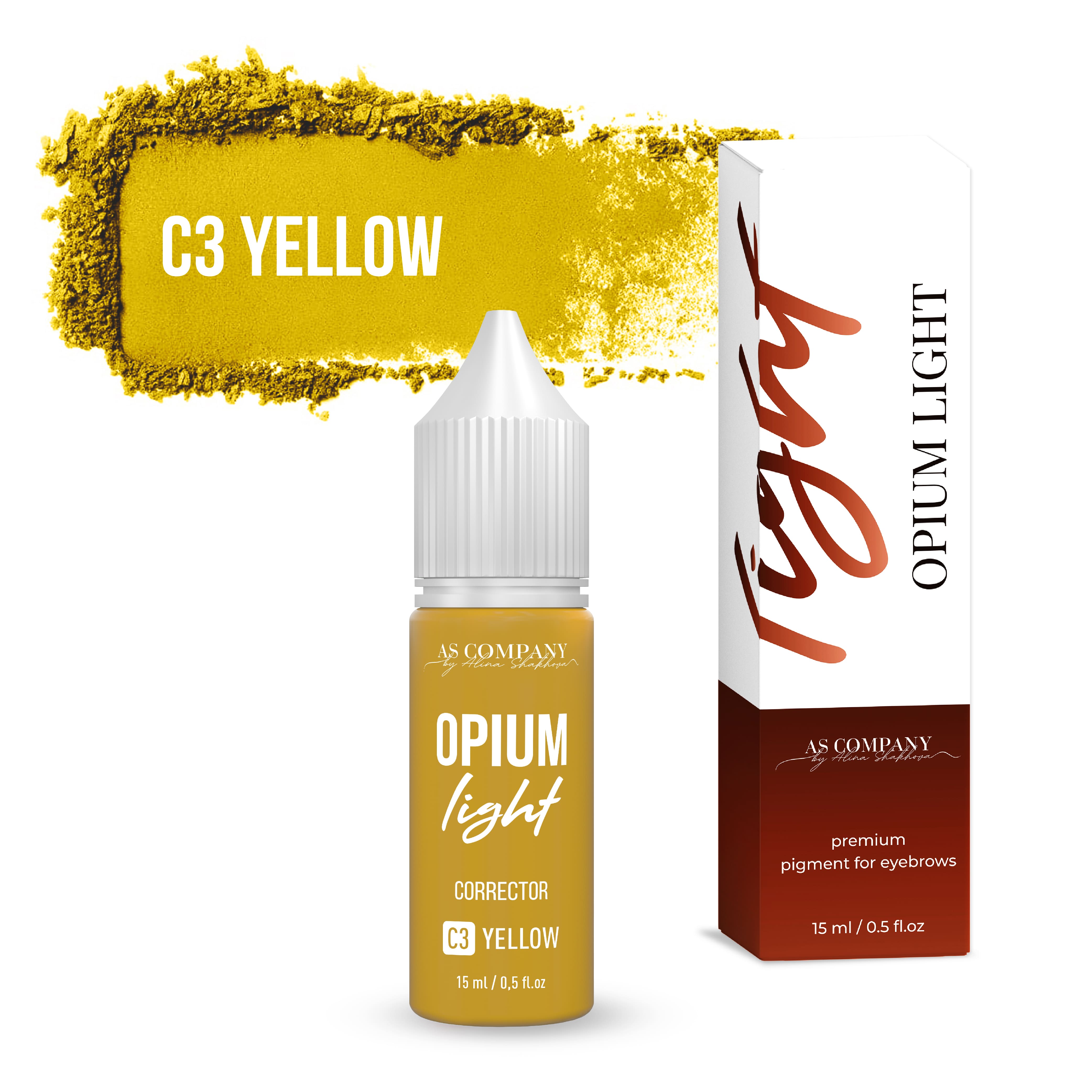 C3 corector GALBEN  sprâncene 6ml, 15ml (OPIUM LIGHT)