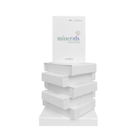 Set Pigmenți Minerali OPIUM LIGHT  pentru sprâncene, 6 ml